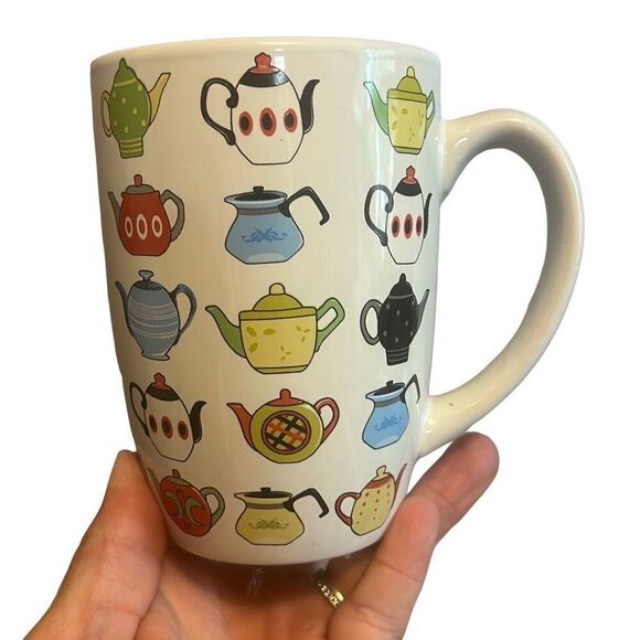 Stonewear Tea Pot coffee mug - Picture 3 of 5
